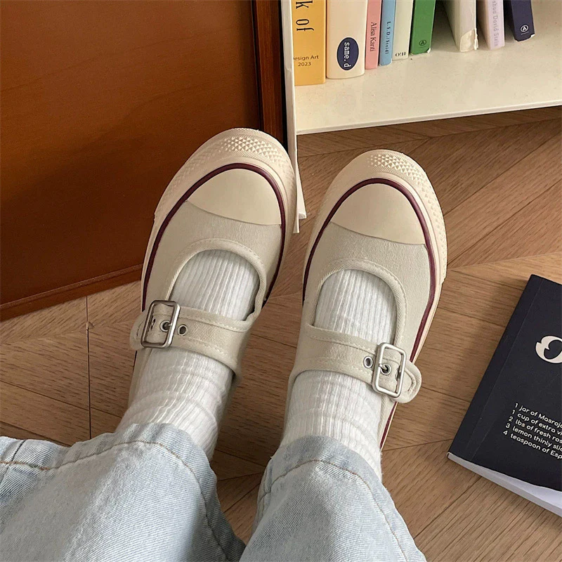 Damen Modische Mary Jane Schuhe mit verstellbarem Riemen und weicher Sohle Heidi Mode - Image 8