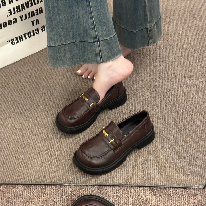Damen Modische Mokassins mit dekorativen Goldakzenten und rutschfester Sohle Heidi Mode - Image 6
