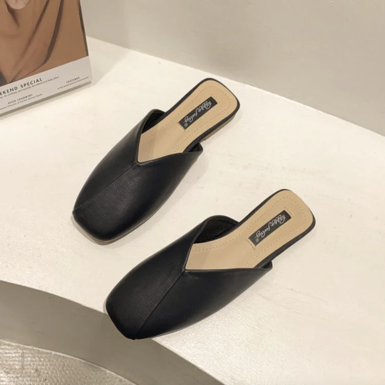 Damen Modische Mules mit Elegantem V-Ausschnitt Heidi-Mode - Image 4