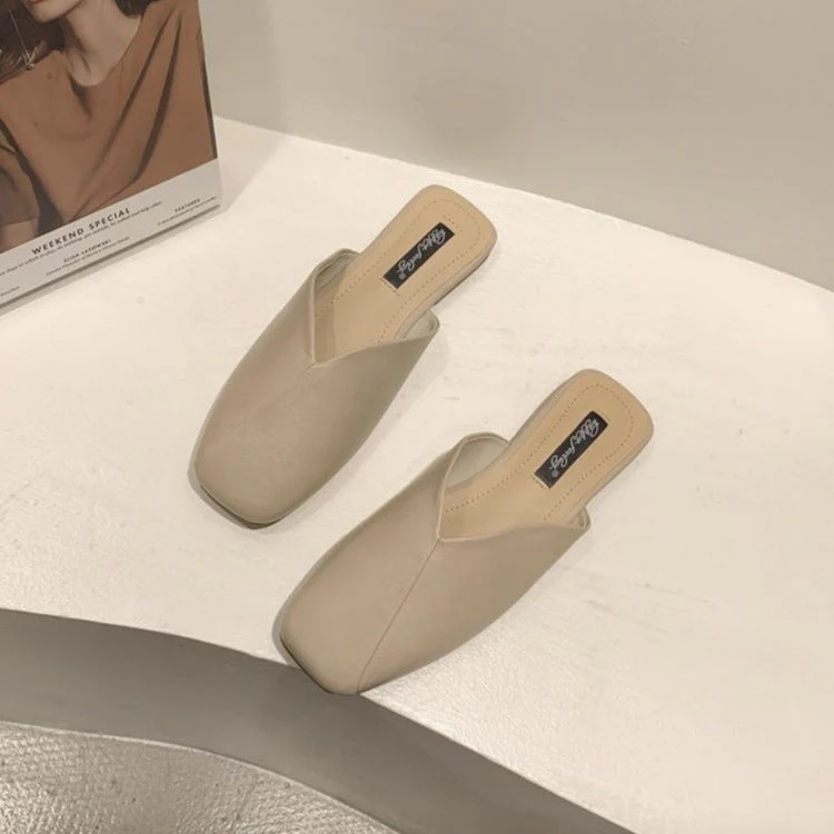 Damen Modische Mules mit Elegantem V-Ausschnitt Heidi-Mode - Image 5