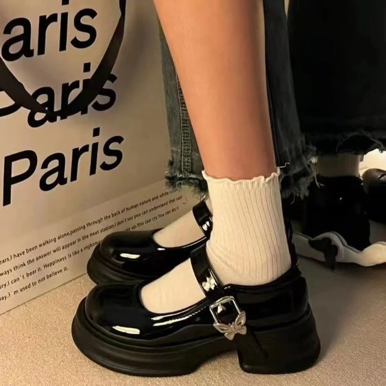 Damen Modische Plateau-Pumps mit verstellbarem Riemen und stabiler Sohle Heidi Mode - Image 2