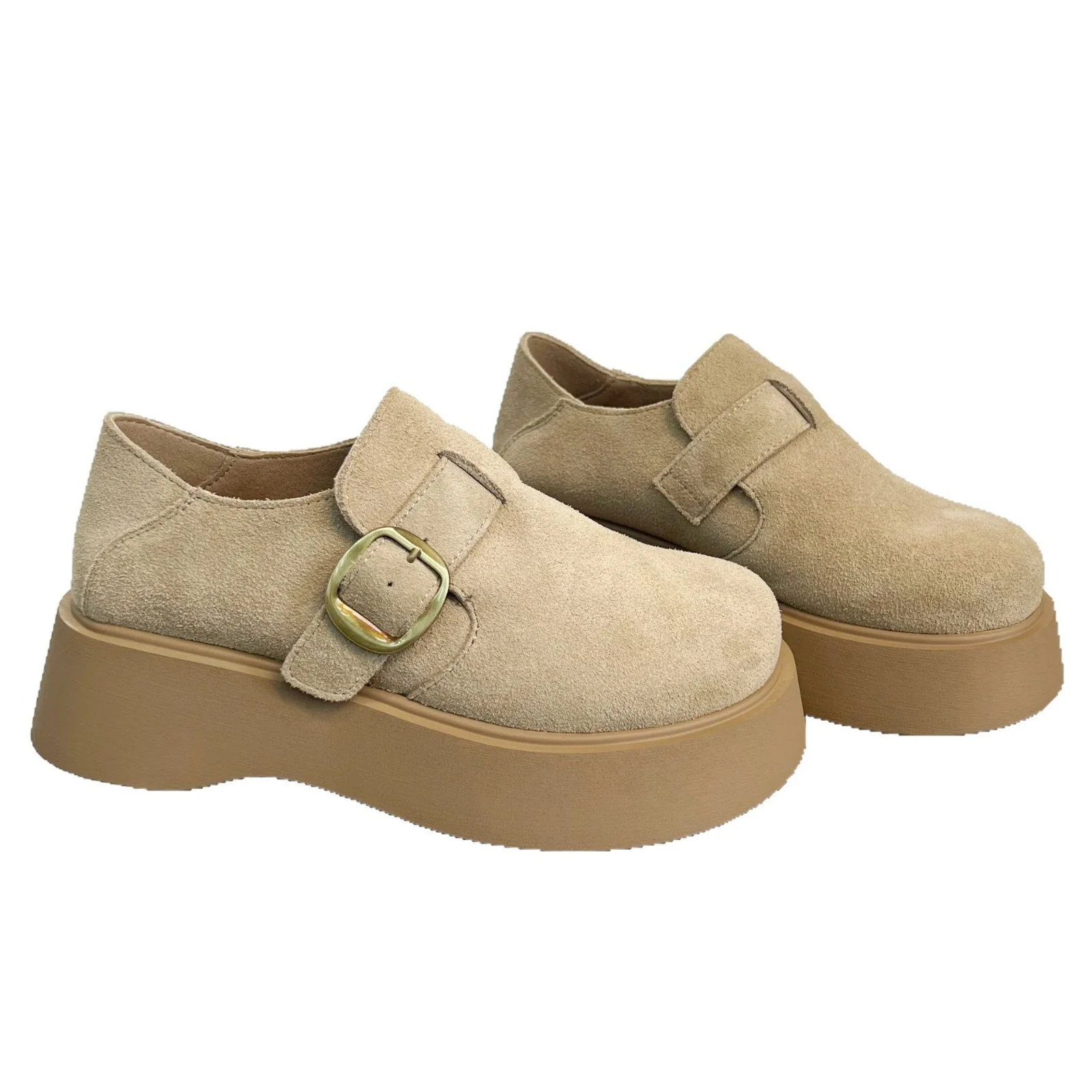 Damen modische Plateau-Schuhe mit Schnalle Heidi Mode - Image 5