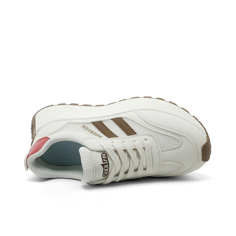 Damen modische Plateau-Sneaker mit atmungsaktivem Mesh und robuster Laufsohle Heidi Mode - Image 3