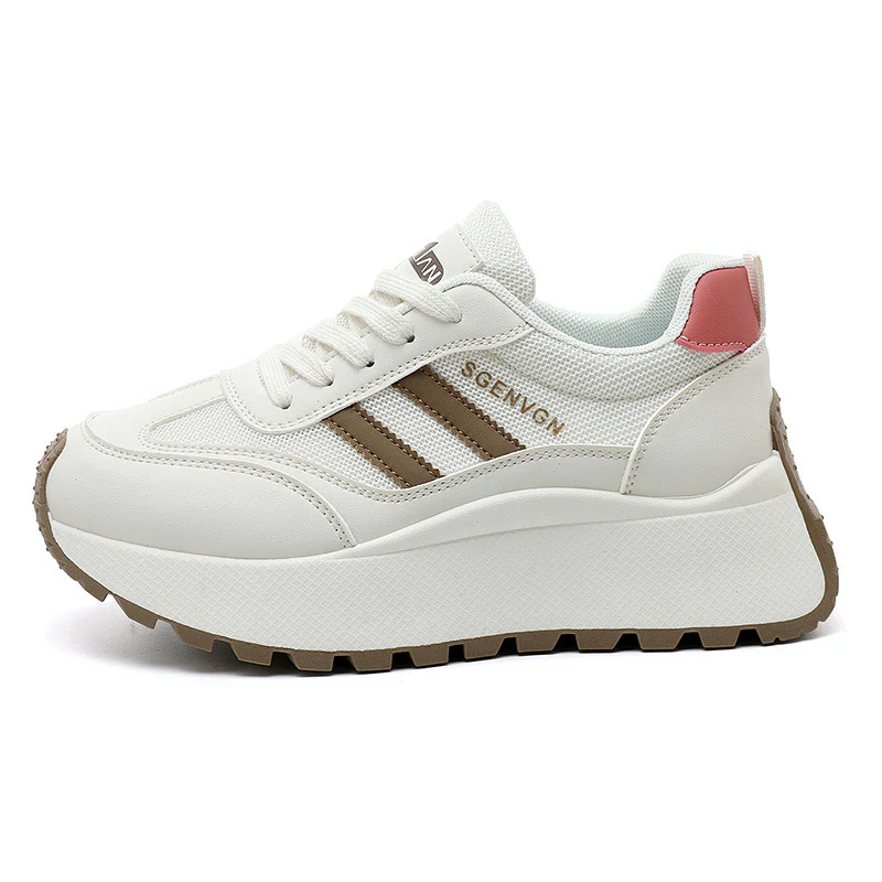 Damen modische Plateau-Sneaker mit atmungsaktivem Mesh und robuster Laufsohle Heidi Mode - Image 5