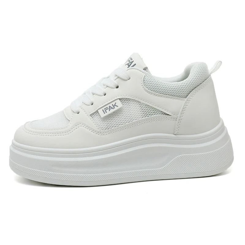 Damen modische Plateau-Sneaker mit atmungsaktivem Obermaterial und dämpfender Laufsohle Heidi Mode - Image 6