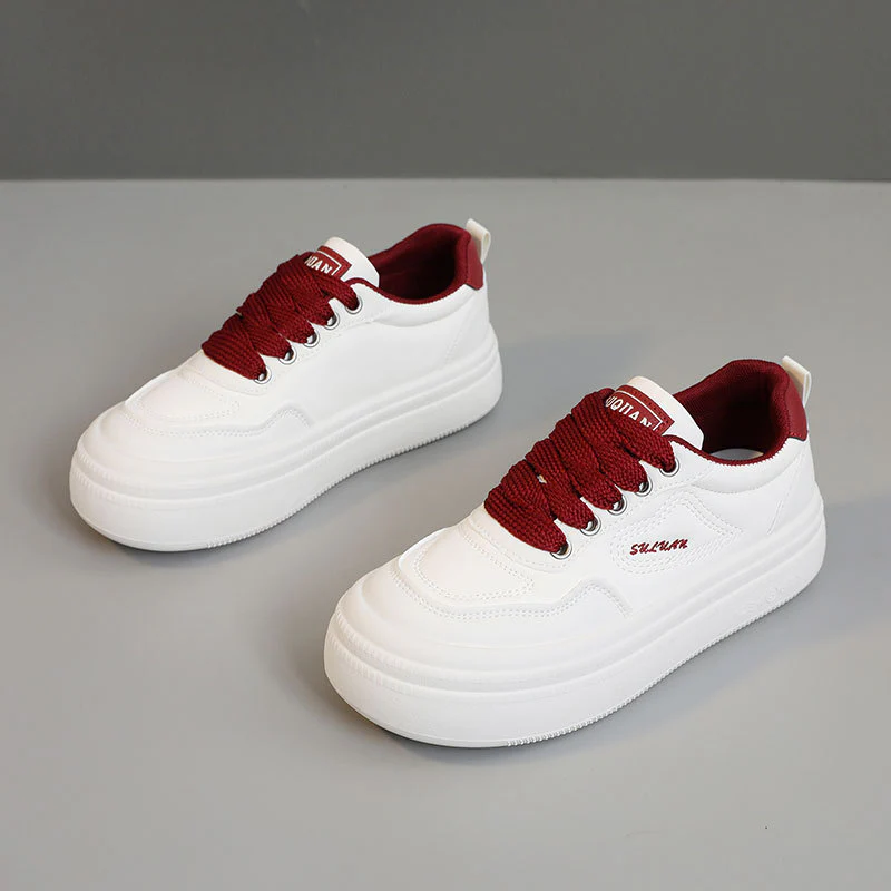 Damen modische Plateau-Sneaker mit atmungsaktiver Oberflächenstruktur und dämpfender Sohle Heidi Mode - Image 7