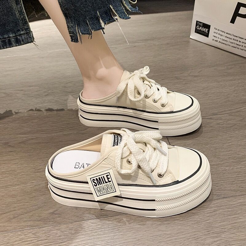 Damen modische Plateau-Sneaker mit elastischem Schnürsystem und robustem Sohlenprofil Heidi Mode - Image 6