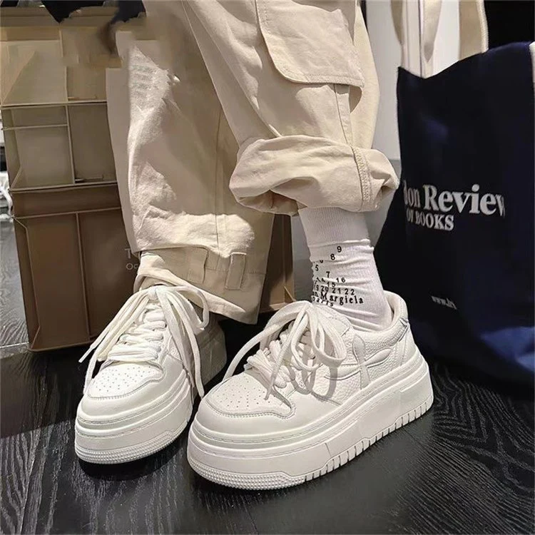 Damen modische Plateau-Sneaker mit trendigem Design und rutschfester Sohle Heidi Mode - Image 3