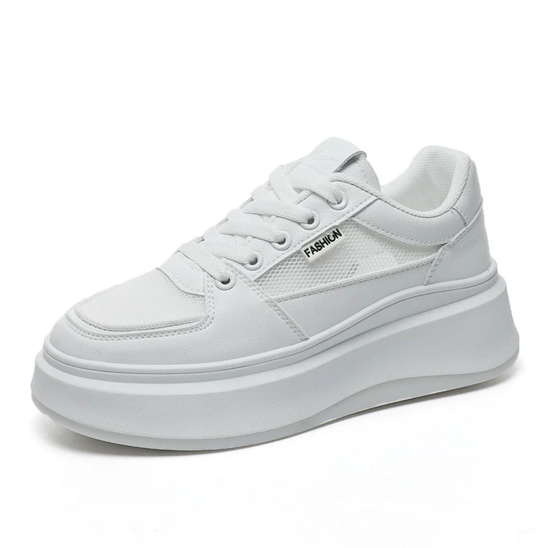 Damen modische Plateau Sneakers mit atmungsaktivem Netzmaterial und schockabsorbierender Sohle Heidi Mode - Image 5