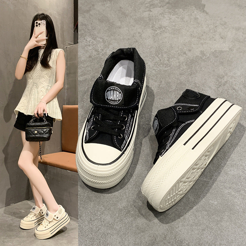 Damen Modische Plateau Sneakers mit hohem Tragekomfort und flexiblem Obermaterial Heidi Mode