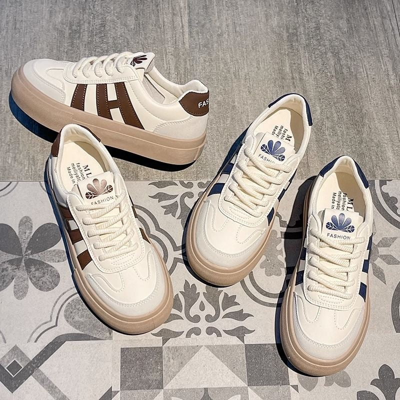 Damen Modische Plateau Sneakers mit klassischem Design und komfortabler Sohle Heidi Mode - Image 4