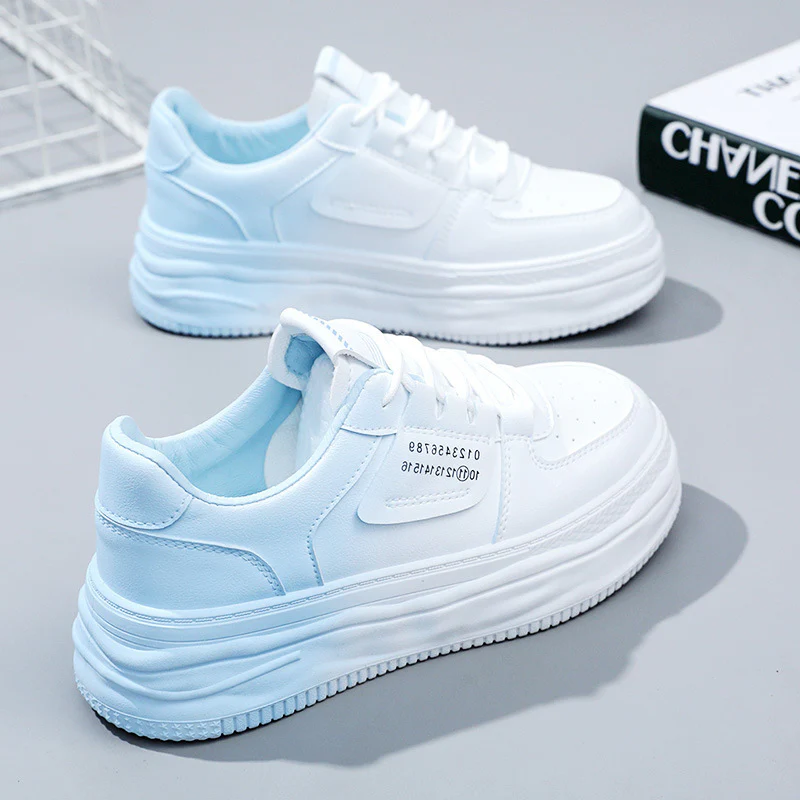 Damen modische Plateau Sneakers mit komfortabler Dämpfung Heidi Mode