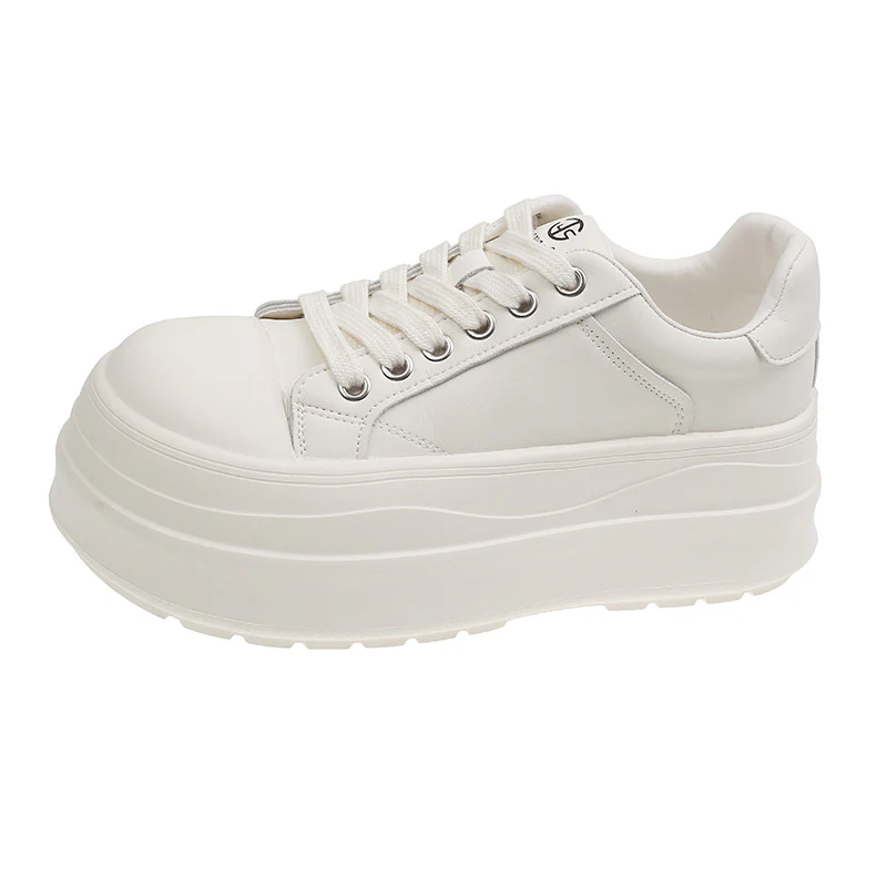 Damen modische Plateau Sneakers mit robustem Obermaterial und detaillierter Schnürung Heidi Mode - Image 7