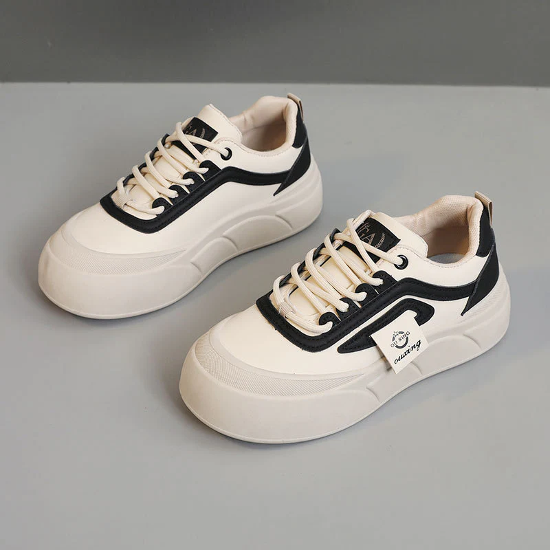 Damen modische Plateau Sneakers mit Sportprofil und atmungsaktivem Obermaterial Heidi Mode - Image 7