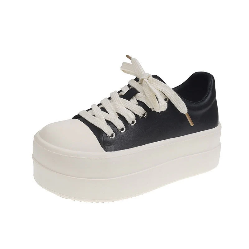 Damen Modische Plateau Sneakers mit stilvollem Obermaterial und bequemer Dämpfung Heidi Mode - Image 5