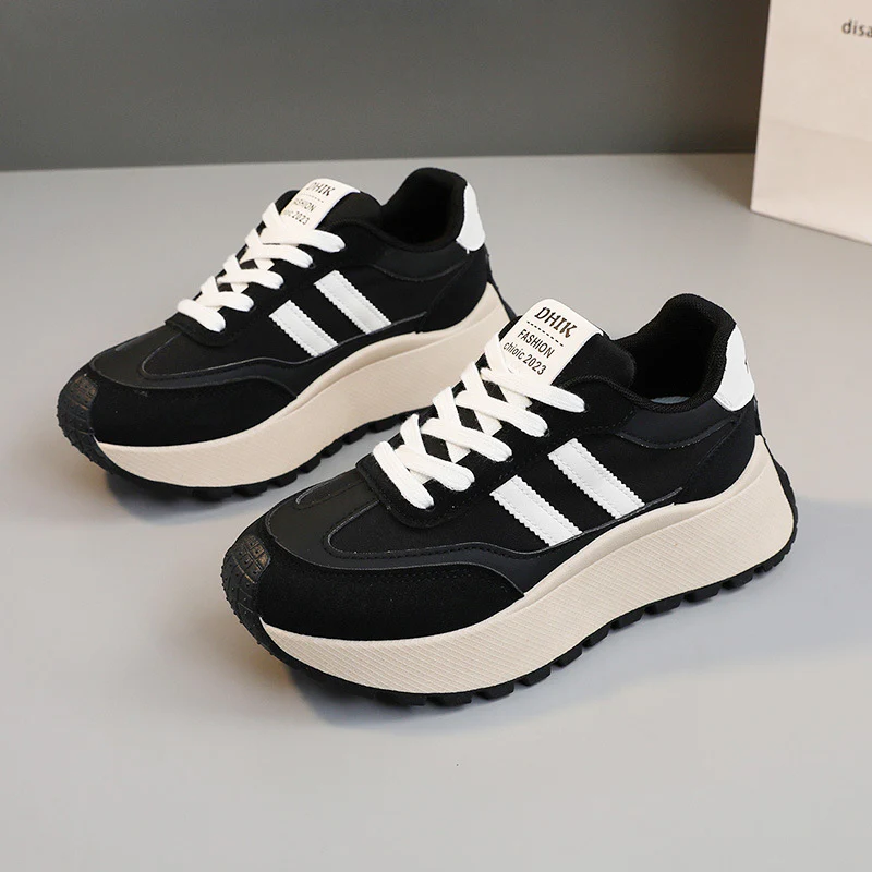 Damen Modische Plateau Sneakers mit trendiger Silhouette und dämpfender Laufsohle Heidi Mode - Image 8