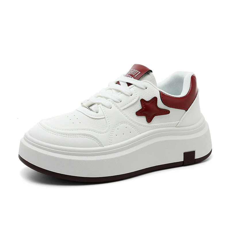 Damen Modische Plateausneaker mit sportlichem Design und atmungsaktiven Materialien Heidi Mode