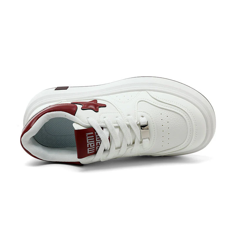 Damen Modische Plateausneaker mit sportlichem Design und atmungsaktiven Materialien Heidi Mode - Image 3