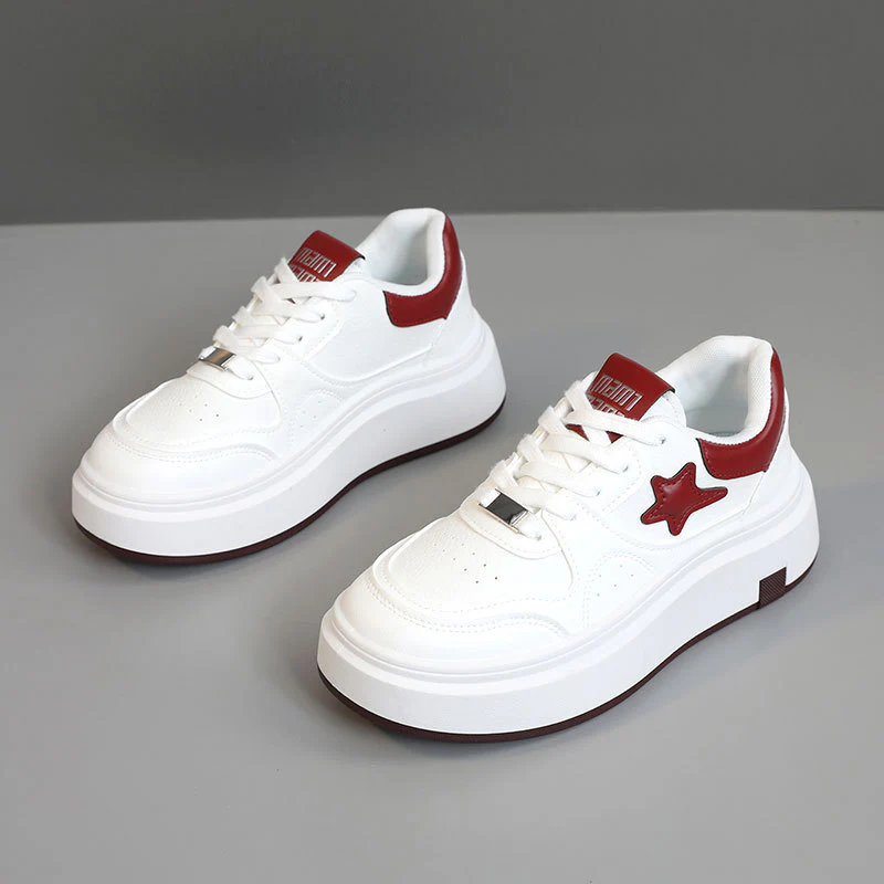 Damen Modische Plateausneaker mit sportlichem Design und atmungsaktiven Materialien Heidi Mode - Image 6