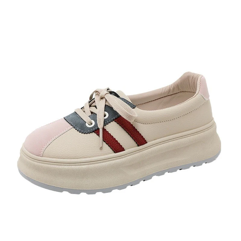 Damen modische Plattform Sneakers mit trendigem Metallic-Design Heidi Mode - Image 5