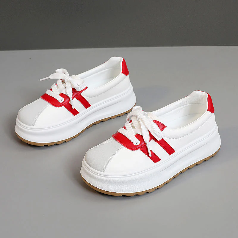 Damen modische Plattform Sneakers mit trendigem Metallic-Design Heidi Mode - Image 6