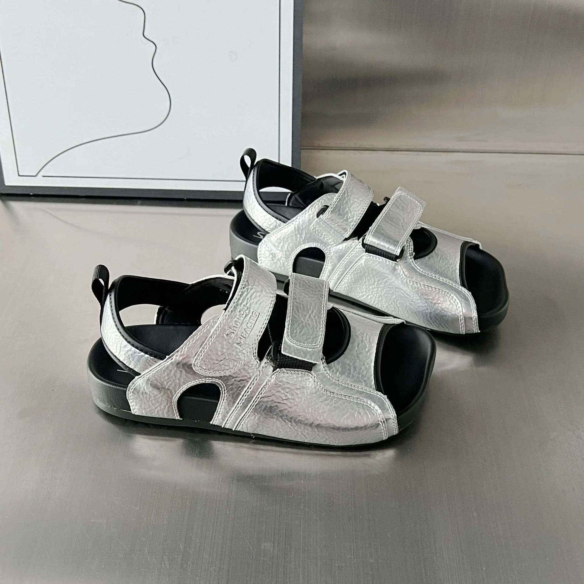 Damen modische Sandalen im sportlichen Design von Heidi Mode - Image 5