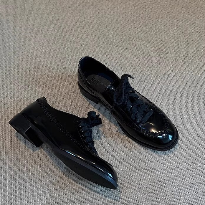 Damen modische Schnürschuhe mit feiner Lederverarbeitung und stilvollen Akzenten Heidi Mode - Image 3