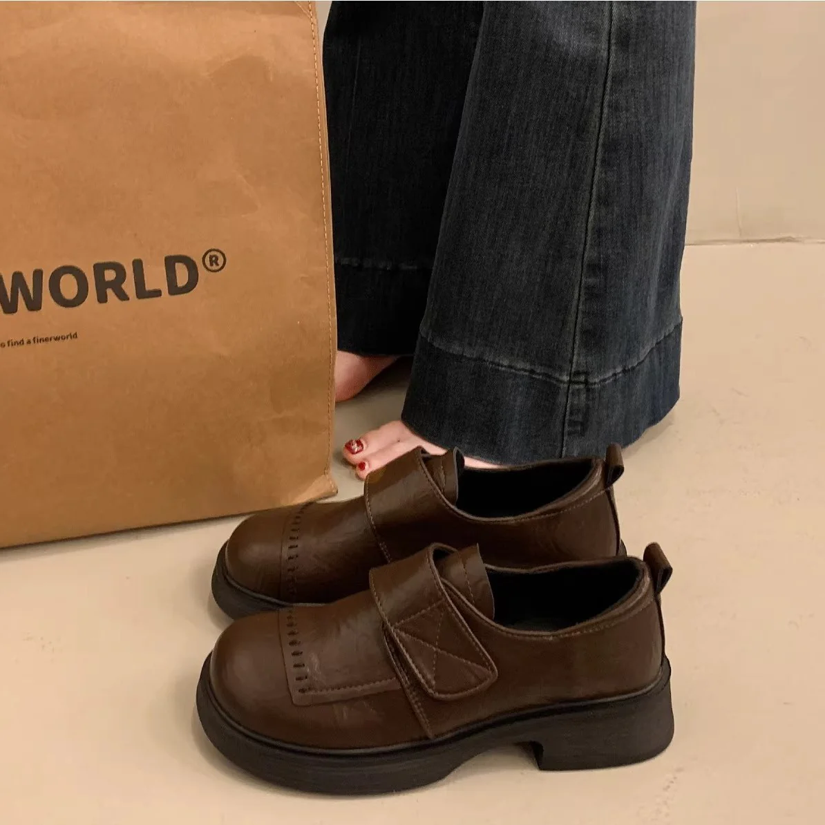 Damen modische Schnürschuhe mit komfortablem Fußbett und elegantem Design Heidi Mode - Image 2