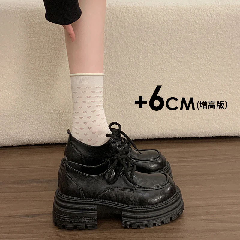 Damen Modische Schnürschuhe mit robustem Plateau-Heel und elegantem Obermaterial Heidi Mode - Image 2