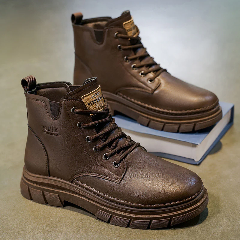 Damen Modische Schnürstiefel mit robustem Sohlenprofil und warmem Innenfutter Heidi Mode - Image 7