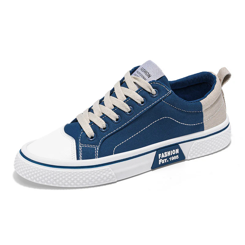 Damen Modische Skate-Sneaker mit strapazierfähigem Canvas-Obermaterial und rutschfester Sohle Heidi Mode - Image 5