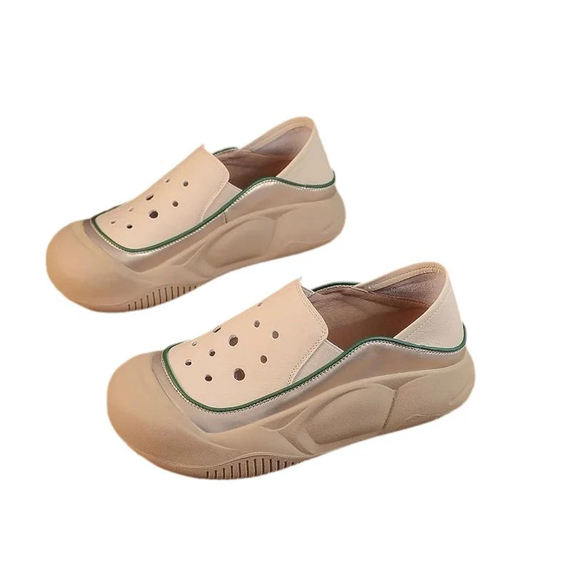 Damen modische Slip-On-Crocks mit atmungsaktiver Mesh-Oberfläche und rutschfester Sohlenkonstruktion Heidi Mode - Image 5