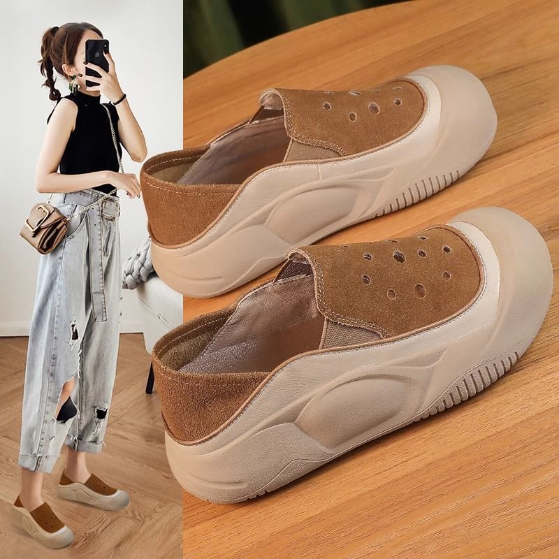 Damen modische Slip-On-Crocks mit atmungsaktiver Mesh-Oberfläche und rutschfester Sohlenkonstruktion Heidi Mode - Image 7