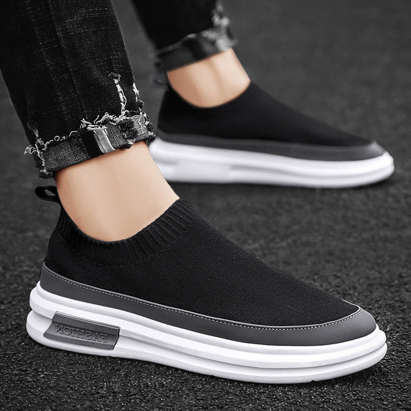 Damen Modische Slip-On Sneakers mit elastischem Strickobermaterial Heidi Mode - Image 4