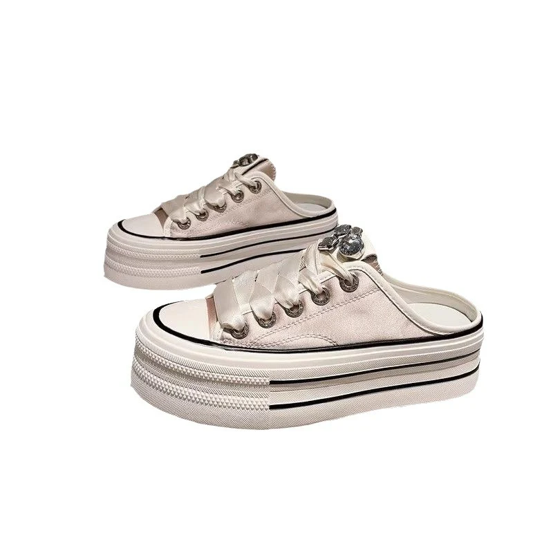 Damen modische Slip-On Sneakers mit glänzenden Details und komfortabler Sohle Heidi Mode - Image 5