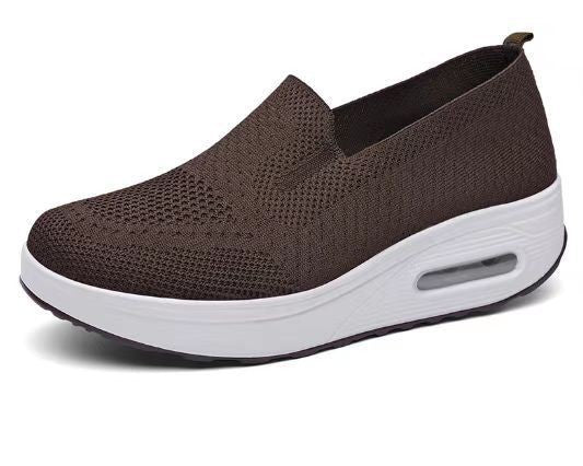 Damen Modische Slip-On Sneakers mit luftdurchlässigem Strickmaterial Heidi Mode - Image 7
