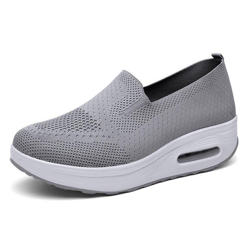 Damen Modische Slip-On Sneakers mit luftdurchlässigem Strickmaterial Heidi Mode - Image 8