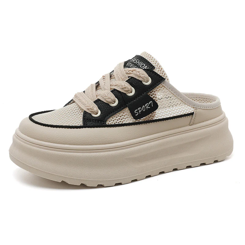 Damen modische Slip-ons mit atmungsaktiver Mesh-Oberfläche und dämpfendem Fußbett Heidi Mode