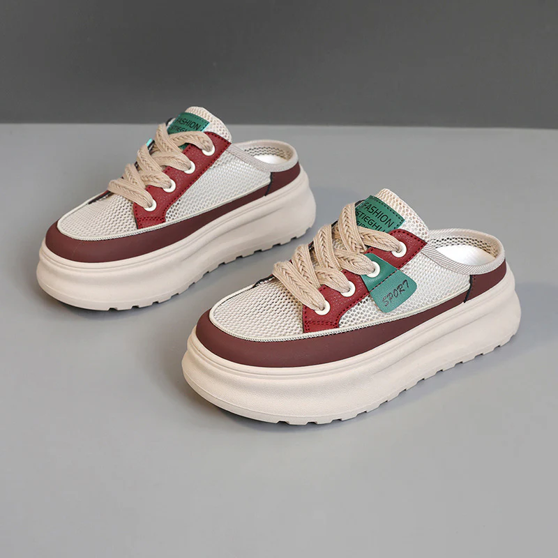 Damen modische Slip-ons mit atmungsaktiver Mesh-Oberfläche und dämpfendem Fußbett Heidi Mode - Image 6