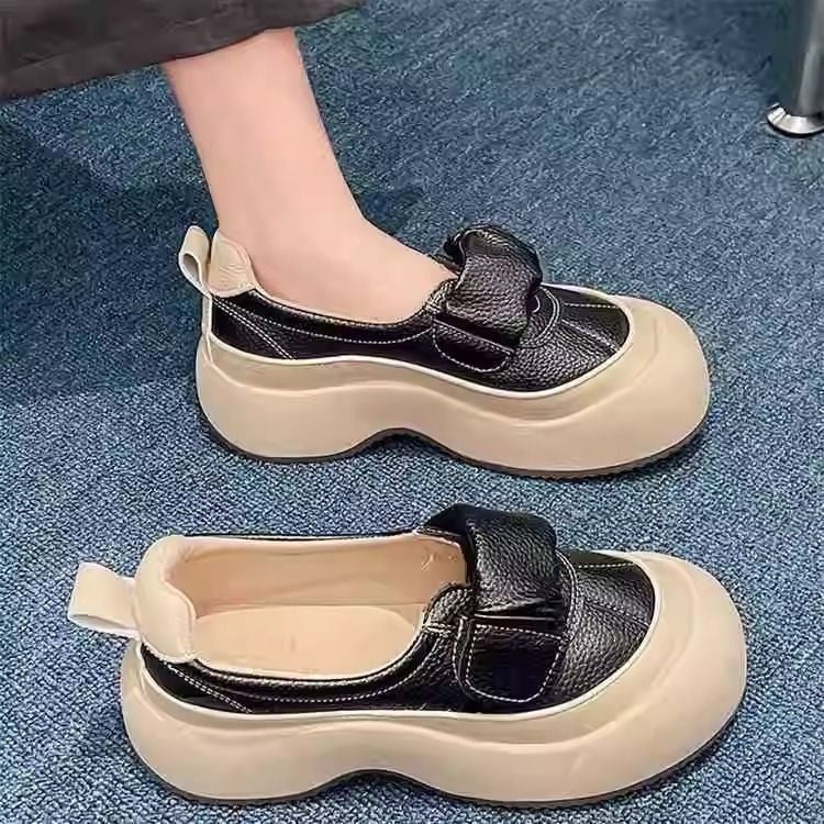 Damen modische Slipper mit extra dicker Sohle und verstellbarem Klettverschluss Heidi Mode - Image 2