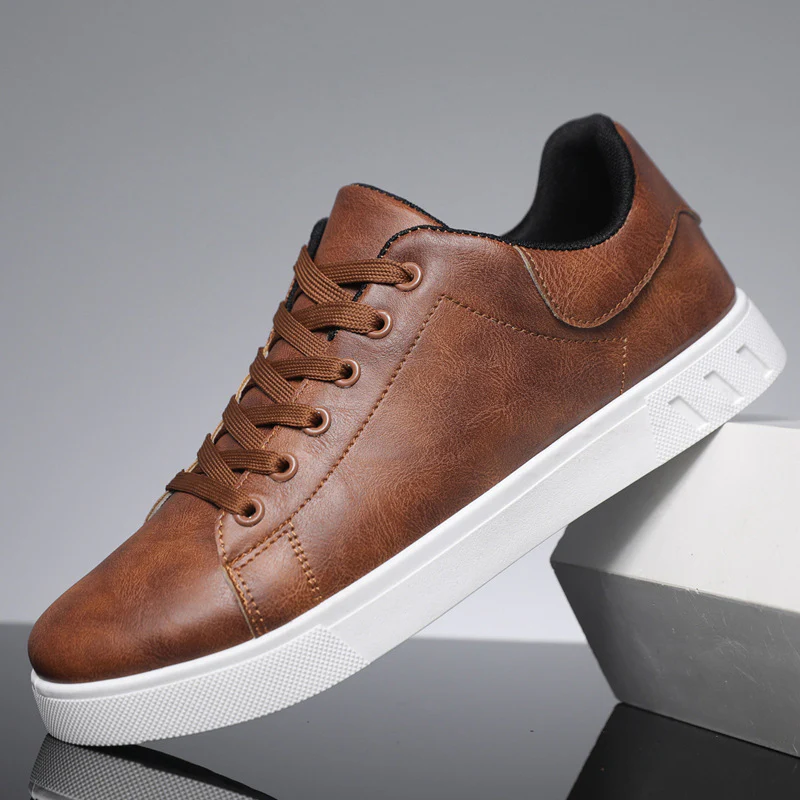 Damen Modische Sneaker aus hochwertigem Kunstleder Heidi Mode - Image 6