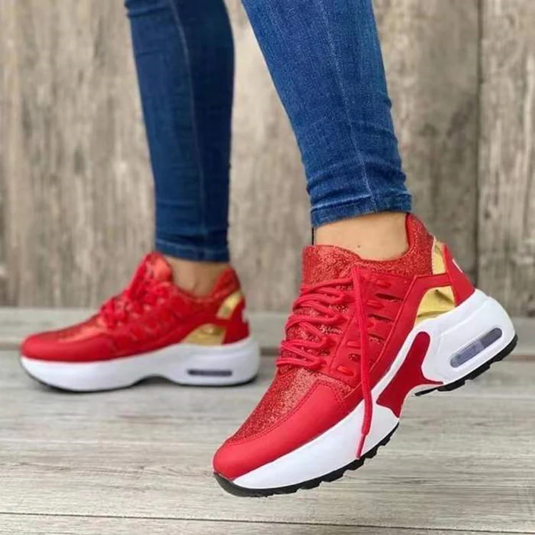 Damen modische Sneaker mit atmungsaktiver Mesh-Oberfläche und stützendem Fußbett Heidi Mode - Image 7