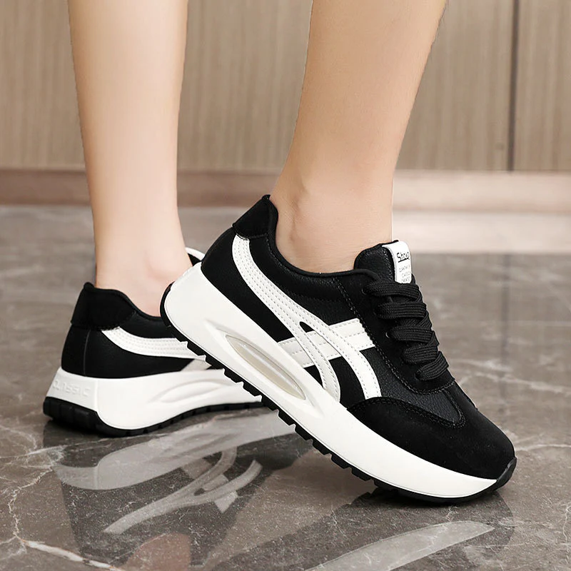 Damen Modische Sneaker mit attraktivem Plateau und atmungsaktivem Obermaterial Heidi Mode - Image 3
