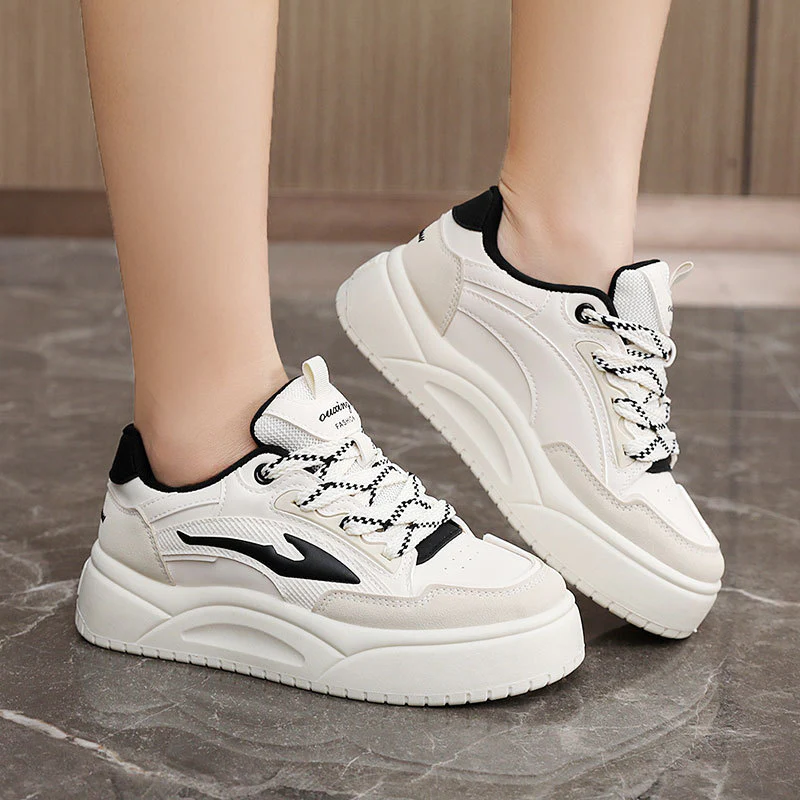 Damen modische Sneaker mit dämpfender Laufsohle und atmungsaktivem Obermaterial Heidi Mode - Image 4