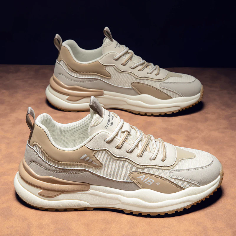 Damen Modische Sneaker mit dämpfender Sohle und atmungsaktivem Mesh-Obermaterial Heidi Mode