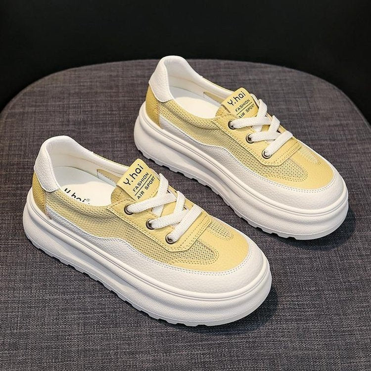 Damen Modische Sneaker mit dickem Sohlenprofil Heidi Mode
