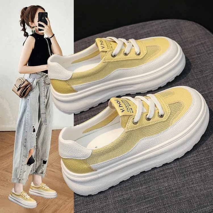 Damen Modische Sneaker mit dickem Sohlenprofil Heidi Mode - Image 3