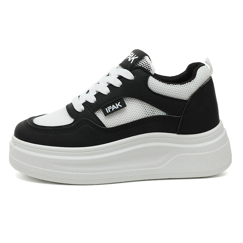 Damen Modische Sneaker mit erhöhtem Plateau und atmungsaktivem Mesh-Heidi Mode - Image 6