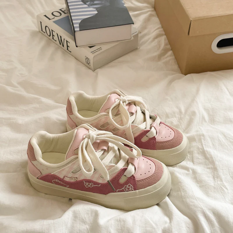 Damen Modische Sneaker mit floralem Design und atmungsaktiver Oberflächenstruktur Heidi Mode - Image 4