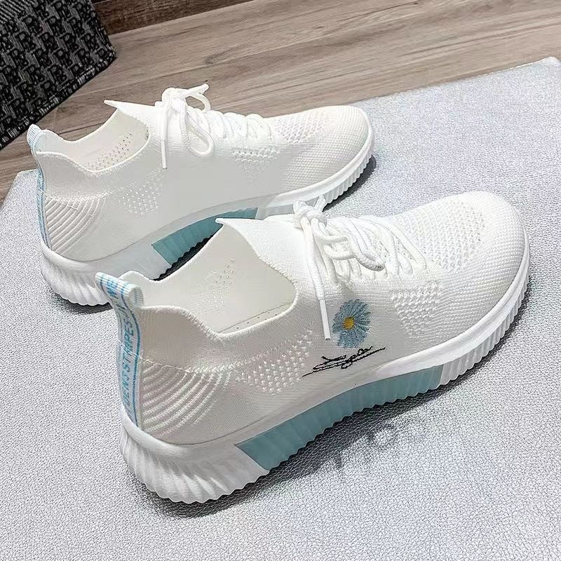Damen modische Sneaker mit floralem Design und elastischem Einsatz Heidi Mode - Image 7